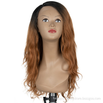 24'' Long Body Wave Wholesale Heat Resistance Synthetic Wig High Temperature Side Part Lace Front Synthetic Hair Wigs for woman